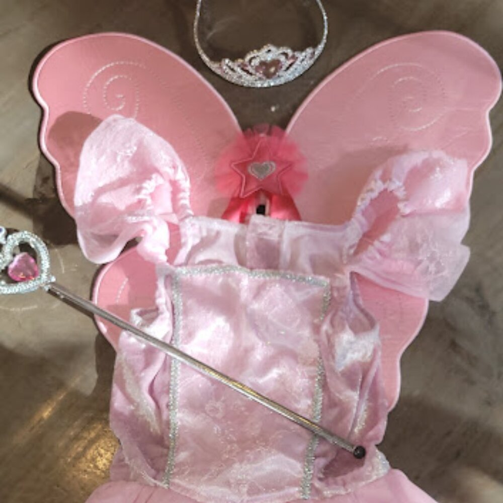 Halloween Costume, Fairy, Size 3-6 Years, Pink, Melissa & Doug